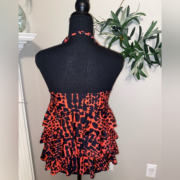 Excellent condition, worn once Island Escape Animal Print Tankini Swim Top - Picture 2 of 5
